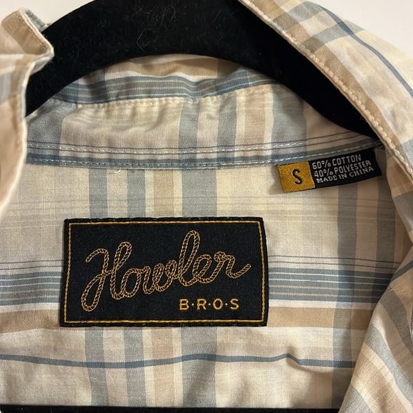 Howler Bros Men's Med S/S Button Up *Mint‎ Condition* - Picture 2 of 3